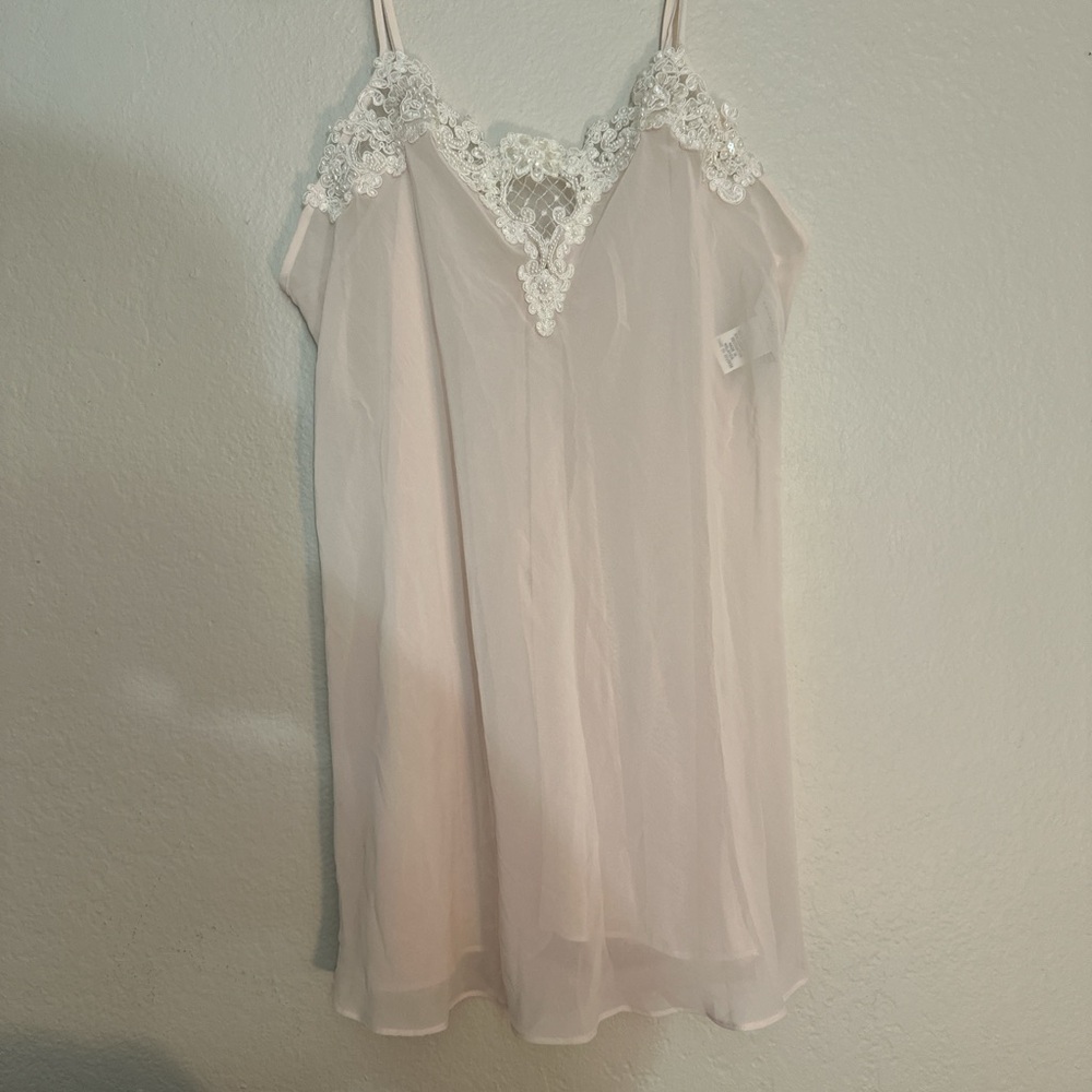 ˙⋆ ⟡ coquette vintage light cream sheer lingerie ⟡ ⋆ ˙
